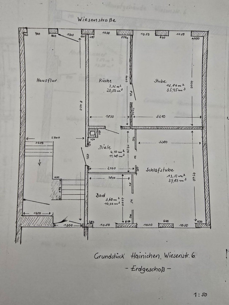 Grundriss EG Reihenmittelhaus Hainichen