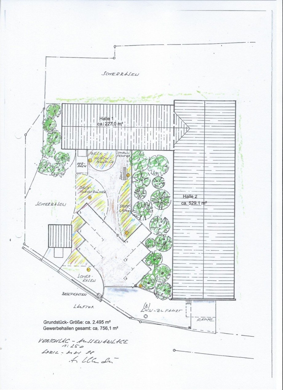 Ansicht1 Halle / Lager / Produktion Oschatz
